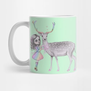 Nature spirit and the child Mug